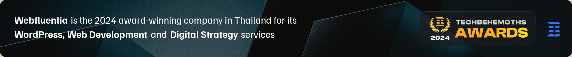 Webfluentia Award Banner